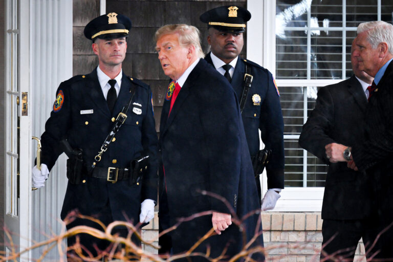 Trump attends wake for fallen NYPD officer as he ramps up rhetoric on crime us polictics news
